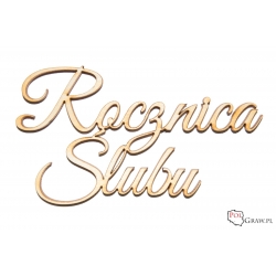 Rocznica Ślubu - napis   A671